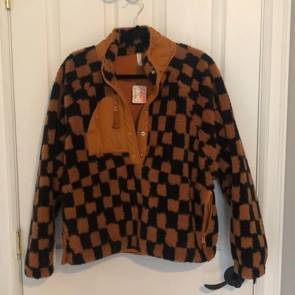 Free People Hit The Slopes Printed Pullover